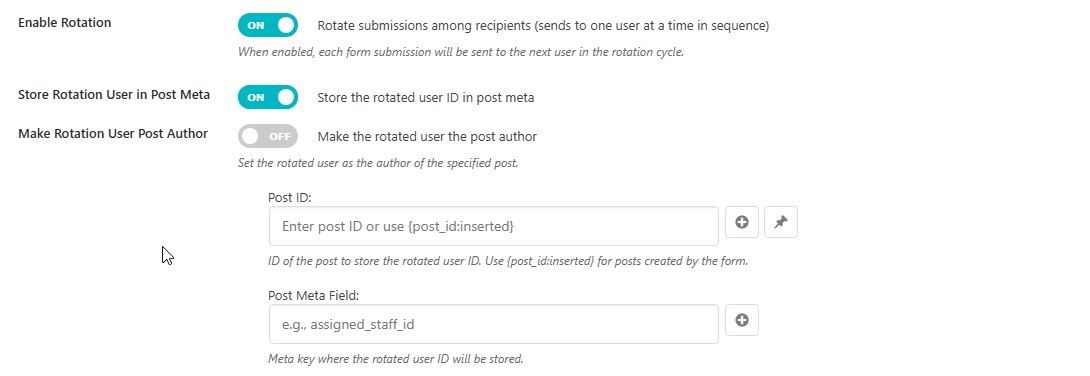 Enable rotation